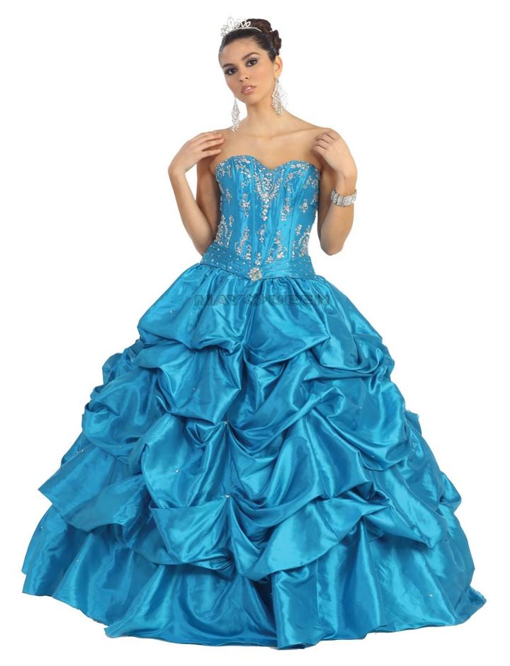 Elaborate Sweetheart Taffeta Ball Gown With Bolero