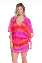 Luli Fama - Cabana V-neck Dress In Multicolor (l497976)