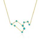 Logan Hollowell - Leo Turquoise Constellation Necklace