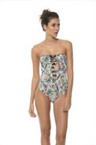 2017 Malai Swimwear - Dark Tropicalia One Piece Op0042