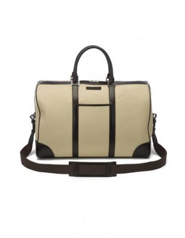 August Handbags - The Cotswold - Canvas & Chocolate Napa