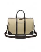 August Handbags - The Cotswold - Canvas & Chocolate Napa