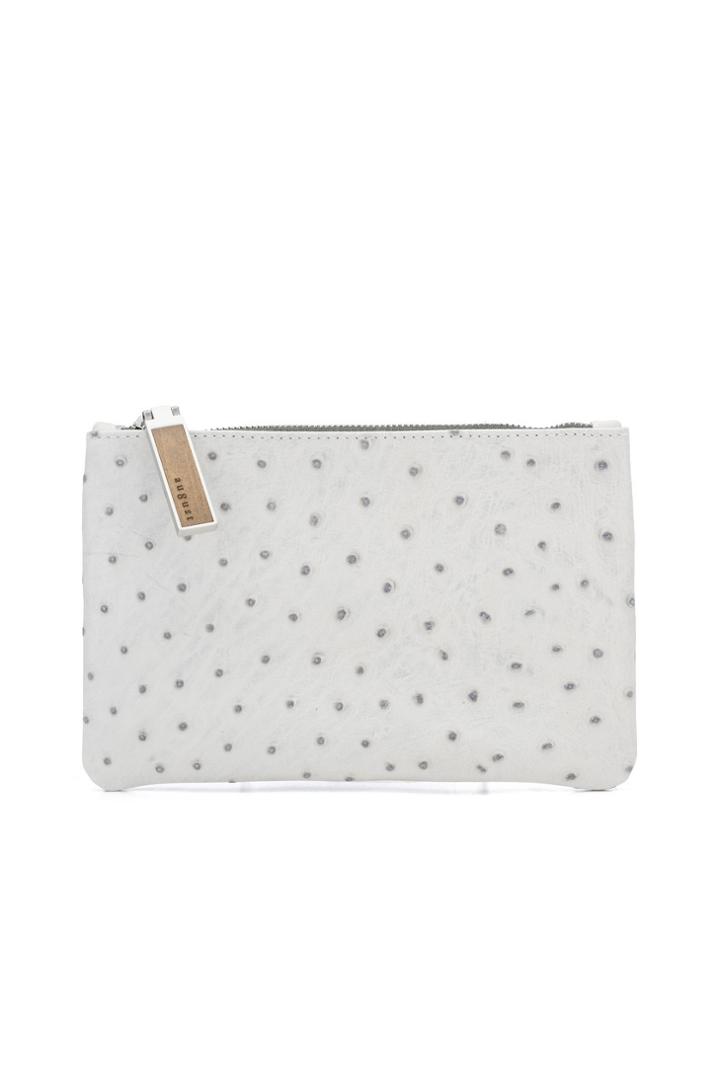 August Handbags - The Maiori - Ice Ostrich