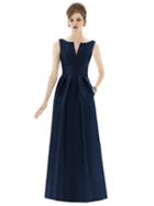 Alfred Sung - D655 Bridesmaid Dress In Midnight