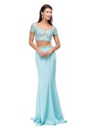 Dancing Queen - Two-piece Sweetheart With Short Sleeves Sheath Dress 9878