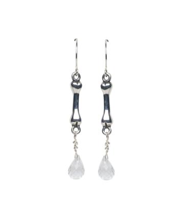 Femme Metale Jewelry - Dem Bones Crystal Earrings