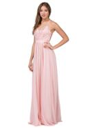 Dancing Queen - Beaded Lace V-neck A-line Dress