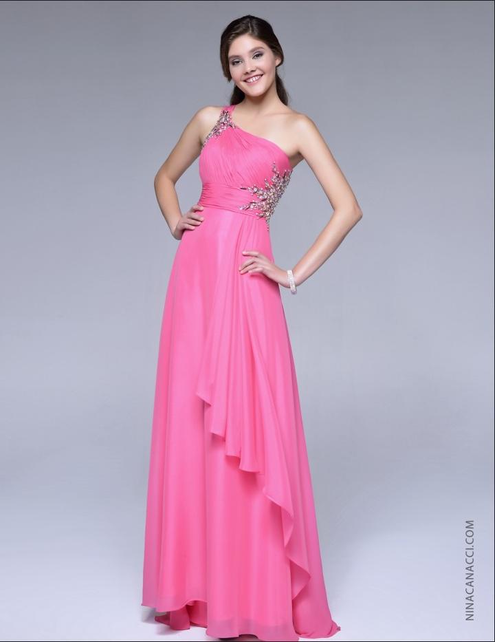 Nina Canacci - 1015 Dress In Bubblegum