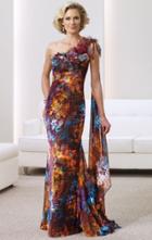 Montage By Mon Cheri - 211916 Long Dress In Multi