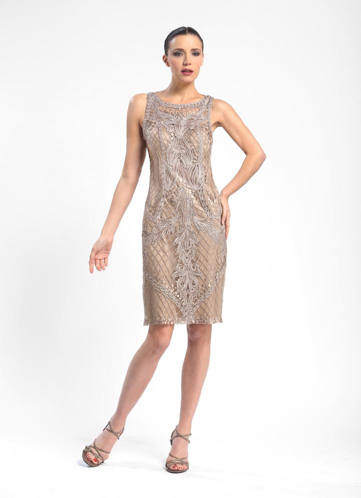 Sue Wong - N5231 In Taupe