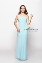 Milano Formals - Spaghetti Strap Chiffon Long Gown F570