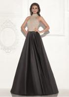 Tarik Ediz - High Neck Long Gown 92782
