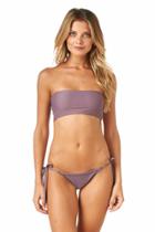 Montce Swim - Mauve Beau Top X Tie-up Bottom Set