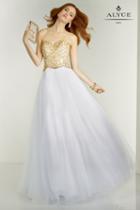 Alyce Paris - 6574 Prom Dress In White Gold