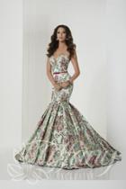 Tiffany Designs - 46150 Strapless Sweetheart Mermaid Gown