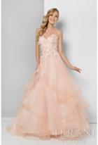 Terani Prom - Embelished Sweetheart Bodice With A Layered A-line Skirt Prom Gown 1711p2839