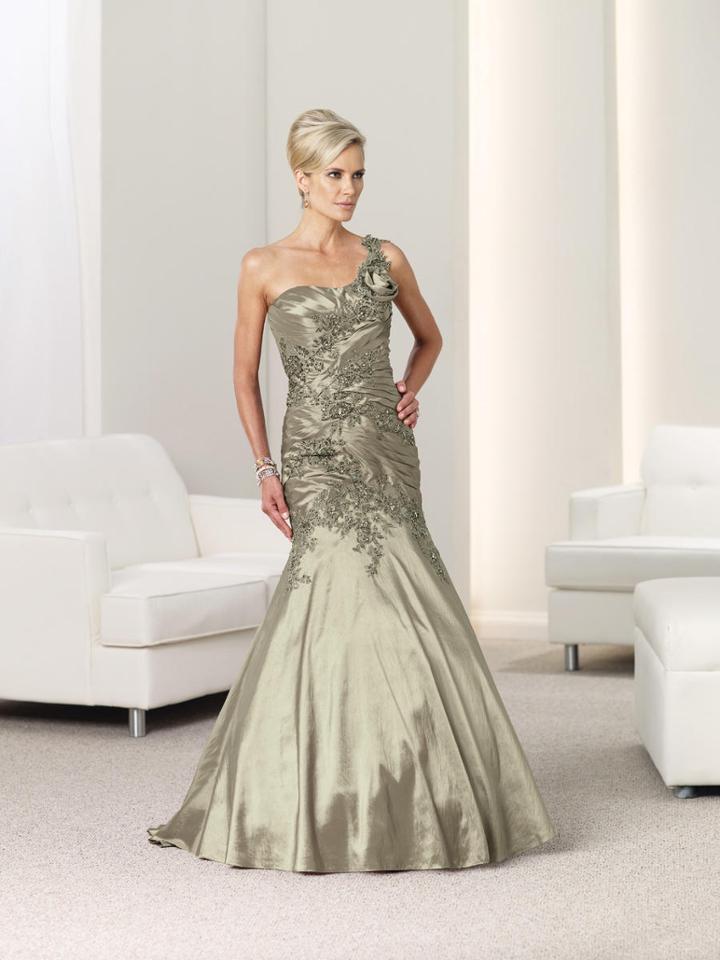 Montage By Mon Cheri - 112926 Long Dress In Bronze