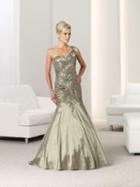 Montage By Mon Cheri - 112926 Long Dress In Bronze