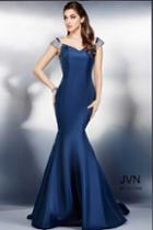 Jovani - Off The Shoulder Long Mermaid Prom Dress Jvn23455