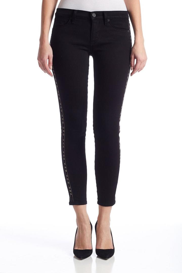 Hudson Jeans - Wa4131teq Luna Ankle Super Skinny In Black Zinc