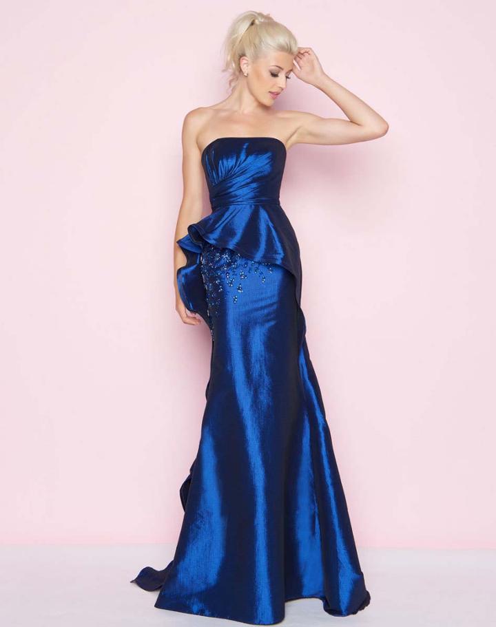 Mac Duggal - 66567l Ruched Straight Sheath Dress