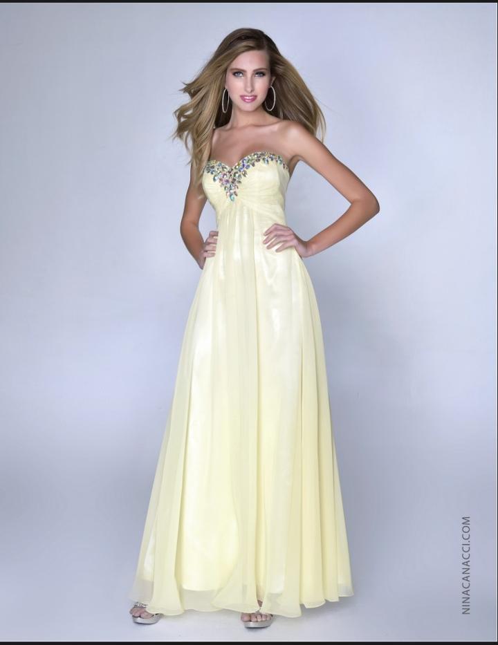 Nina Canacci - 4051 Dress In Lemon