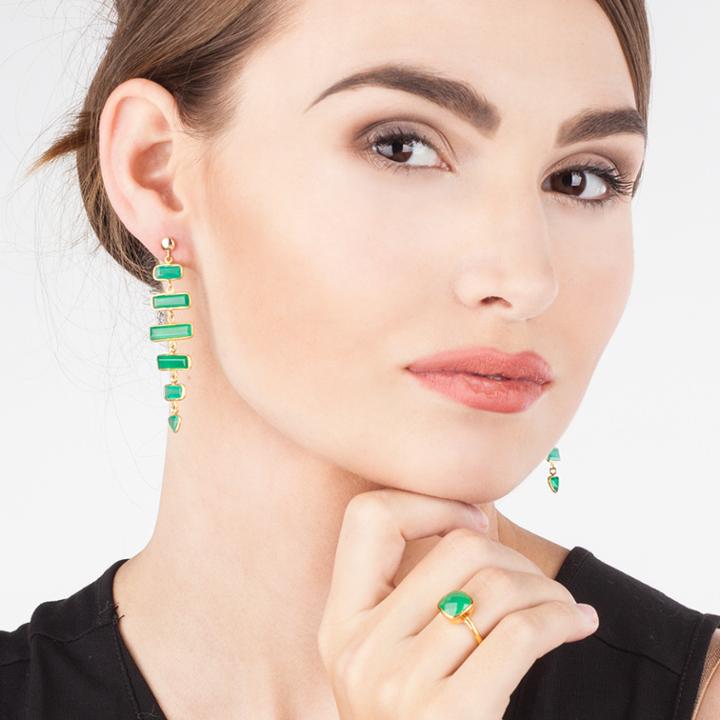 Ashley Schenkein Jewelry - Positano Bezel Ring