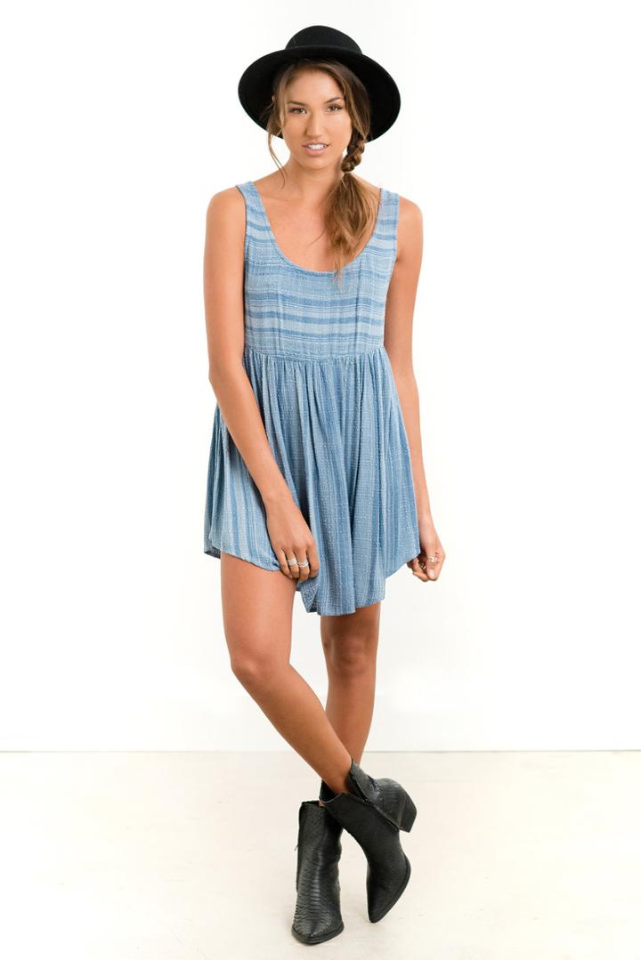 Saltwater Luxe - Showdown Mini Dress Indigo