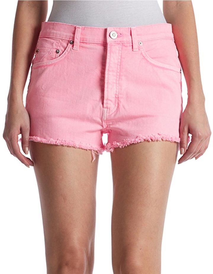 Hudson Jeans - W691dlw Tori Slouch Short In Luminous Pink