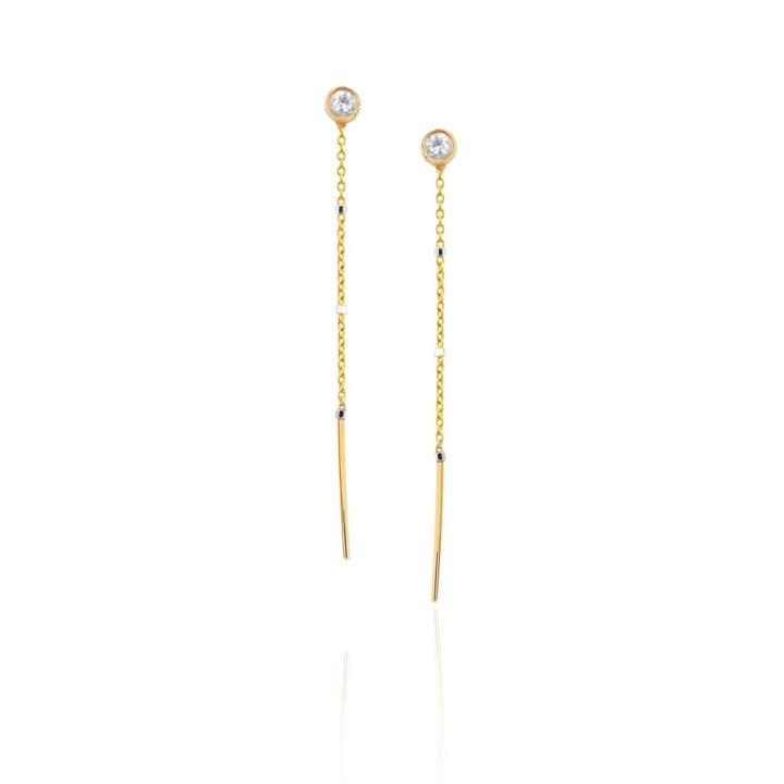Logan Hollowell - Shooting Star Half Thread Through Single Diamond