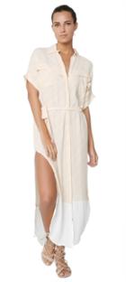 Faithfull The Brand - Gigi Shirt Dress Pablo/ Nude