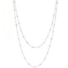 Tresor Collection - Diamond By The Yard Necklace In 18k White Gold 8572451217