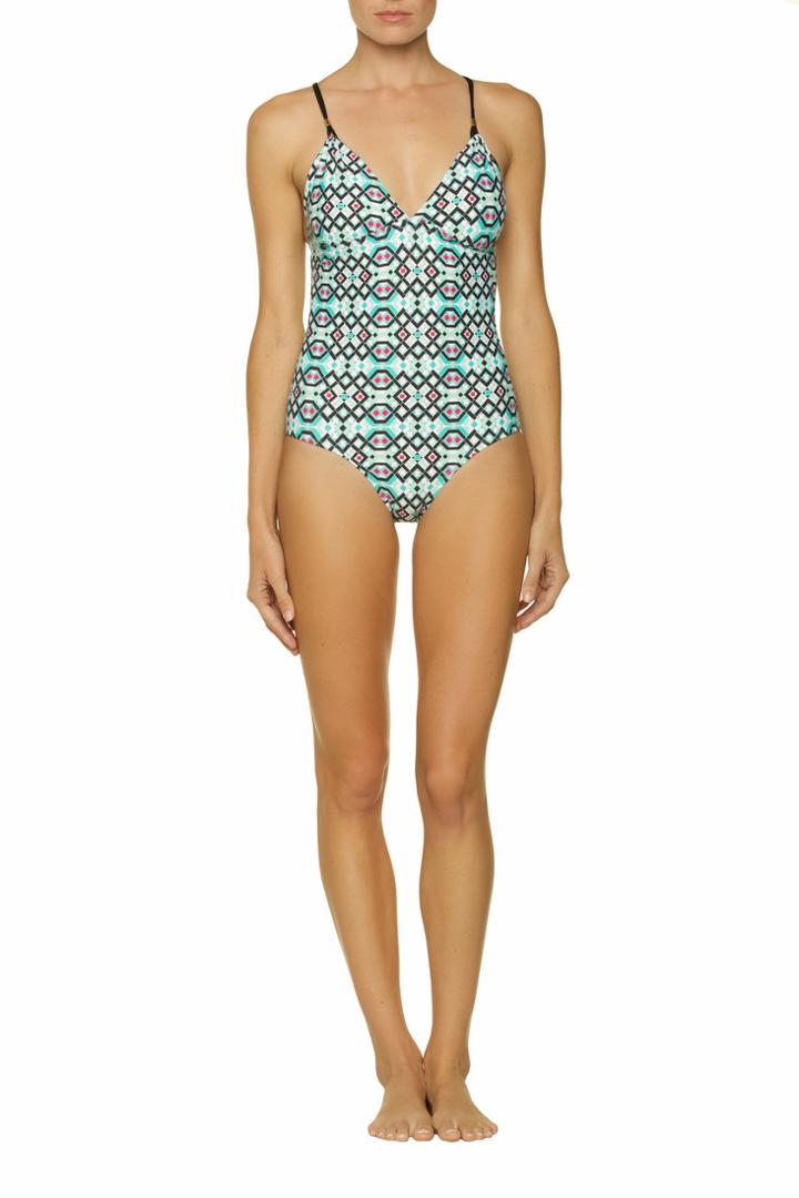 Helen Jon - Lattice Back One-piece-portofino