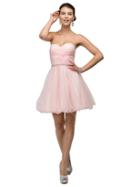 Vibrant Twisted Ruched Sweetheart Jeweled Tulle A-line Dress
