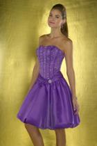 Tiffany Homecoming - 2791003 Strapless Corset Bubble Dress