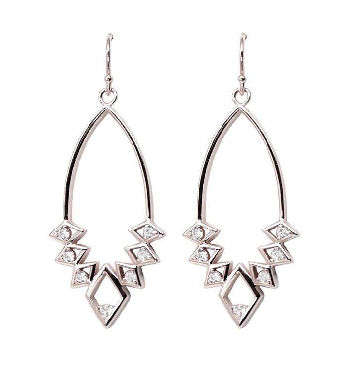 Rachael Ryen - Diamond Deco Drops - Silver