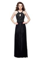 Primavera Couture - 3005 Bedazzled Halter Sheath Dress