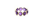 Tresor Collection - Amethyst Stackable Ring Bands In 18k Yellow Gold