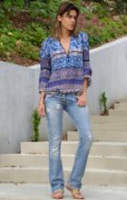 Johanne Beck - Front Placket Blouse 6433758149