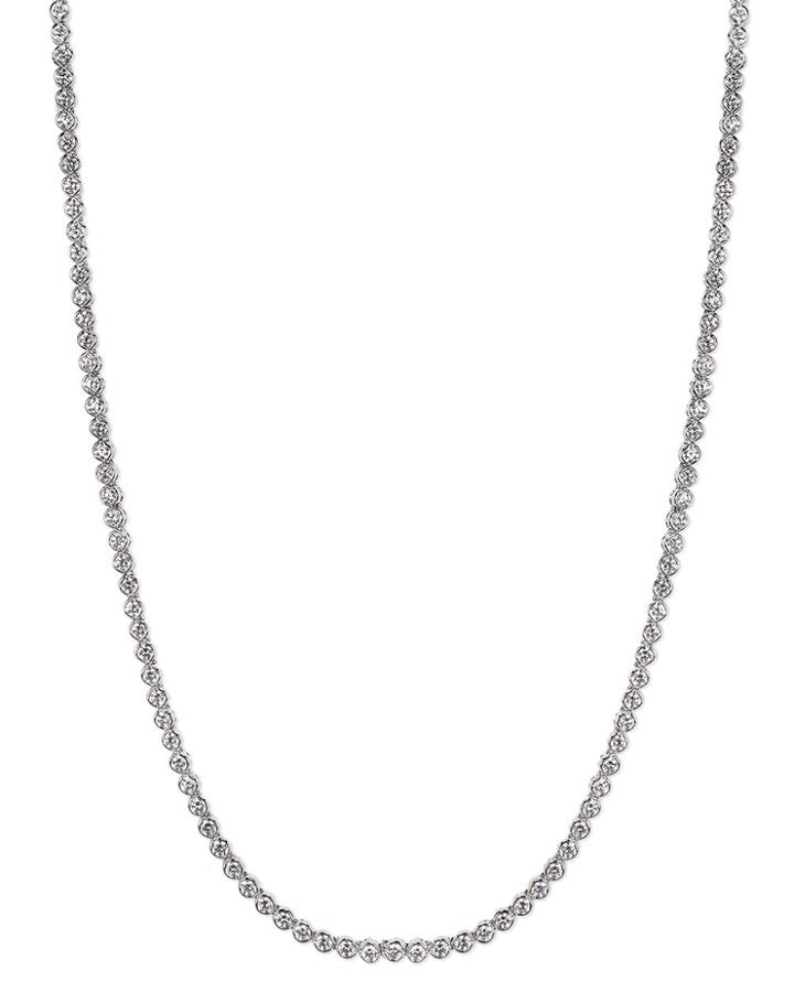 Cz By Kenneth Jay Lane - Tennis Necklace