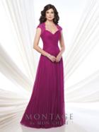 Montage By Mon Cheri - 215920 Dress In Raspberry