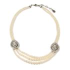 Ben-amun - Double Take Crystal And Pearl Necklace