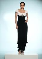 Daymor Couture - Ruched Sweetheart Ruffled Long Gown 815