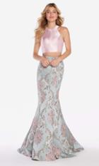Alyce Paris - 60120 Two Piece High Halter Mermaid Gown