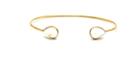 Tresor Collection - Rainbow Moonstone P/s Bangle In 18k Yellow Gold