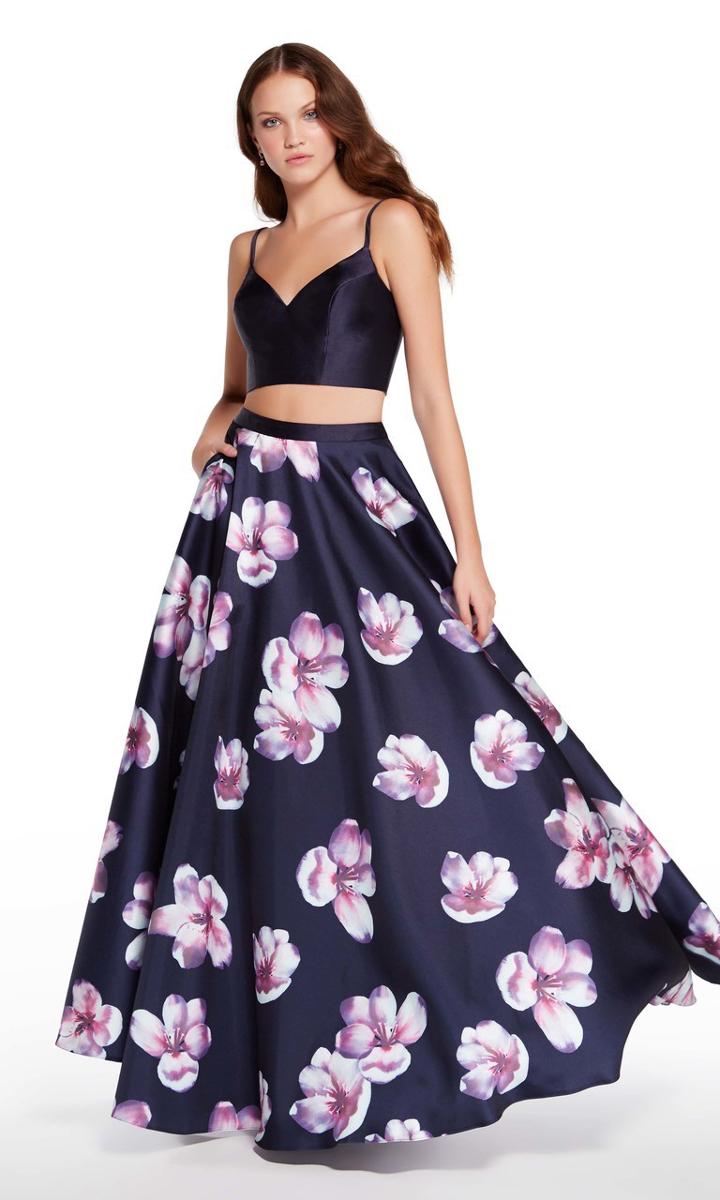 Alyce Paris - 60177 Sleeveless Two-piece Floral A-line Gown