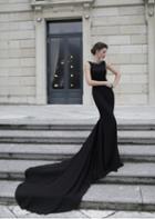 Tarik Ediz - Sleeveless Long Gown 92805