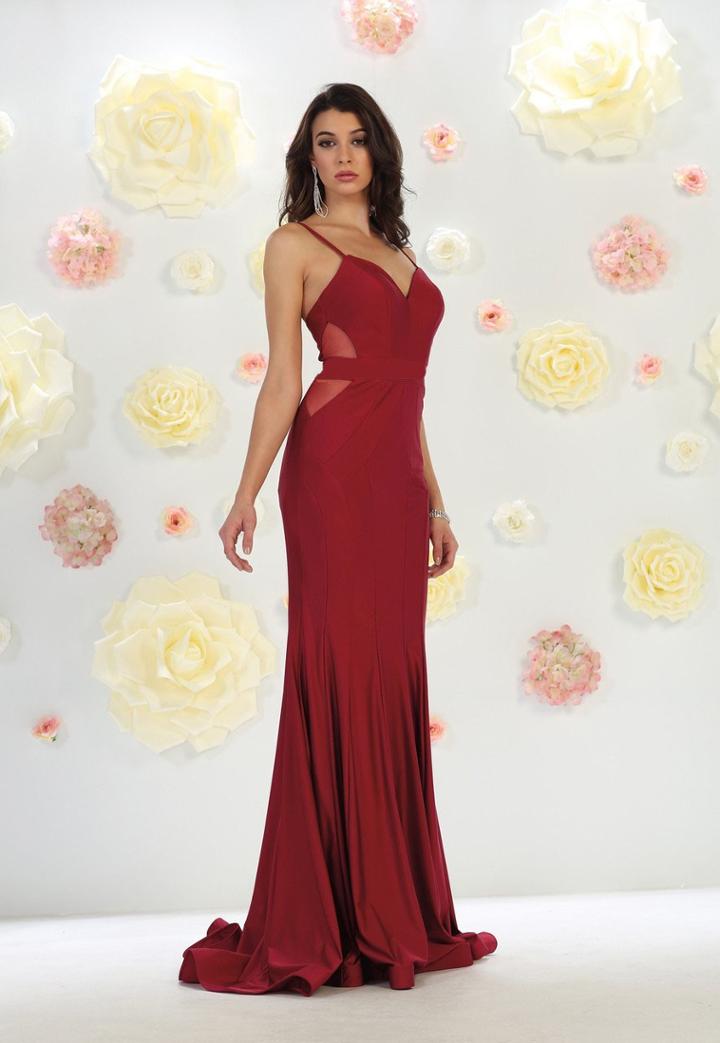 May Queen - Mq-1473 Sleeveless Sweetheart Sheath Dress
