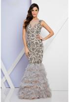 Terani Evening - 1721gl4451 Sleeveless Embellished Mermaid Gown