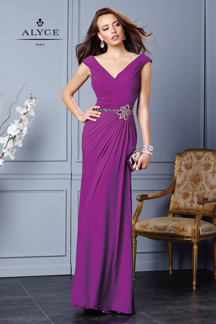 Alyce Paris Mother Of The Bride - 29751 Dress In Magenta